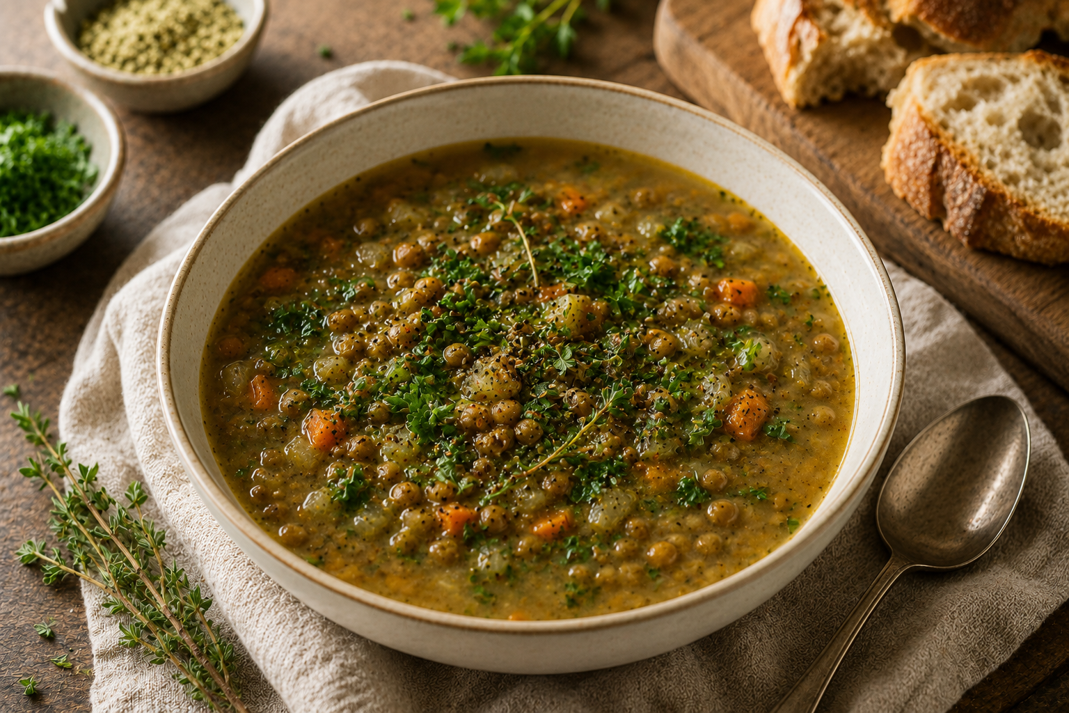 Healing Hearty Lentil Soup