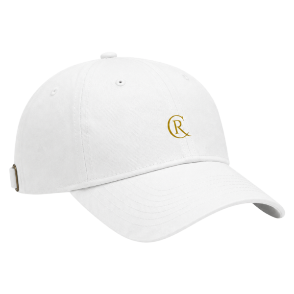 The Risteard Monogram Classic White 5-Panel Cap